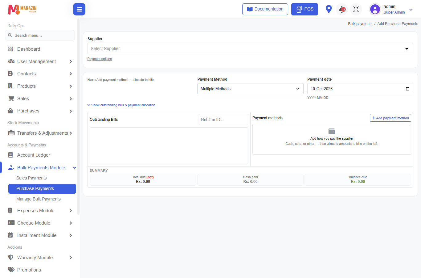 Purchase Payments